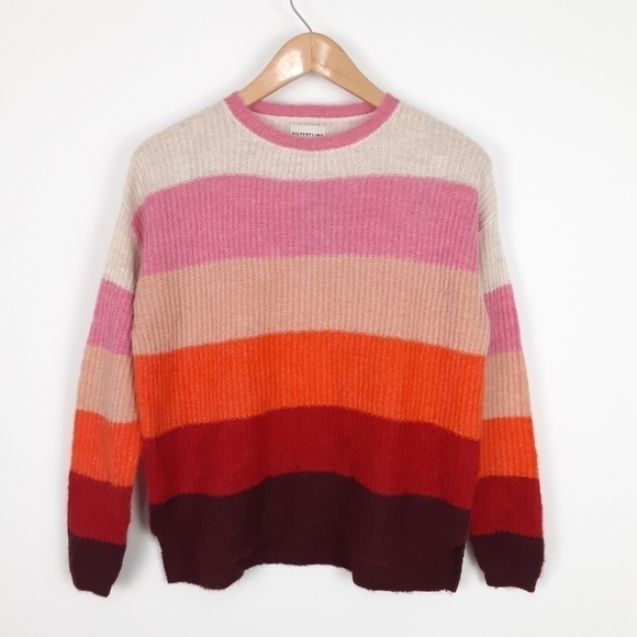 NWT Silverflint Stripe Alpaca Blend Sweater Size XS - Picture 9 of 10